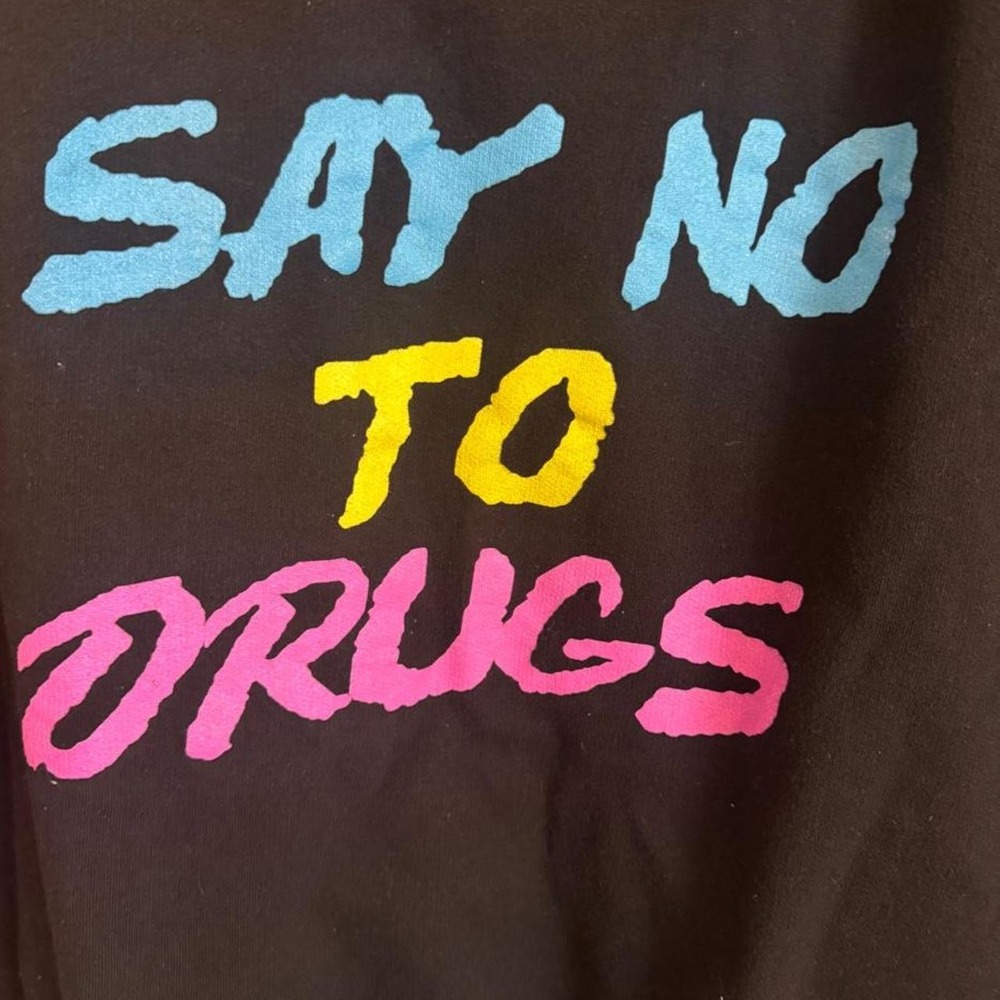 DARE To Keep Kids Off Drugs Black Graphic Pullover Hoodie Large - Picture 4 of 4